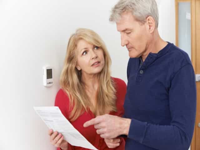 Man pointing at a piece of paper